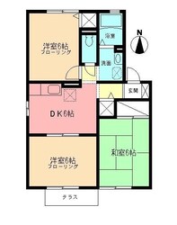 シャトレーの物件間取画像